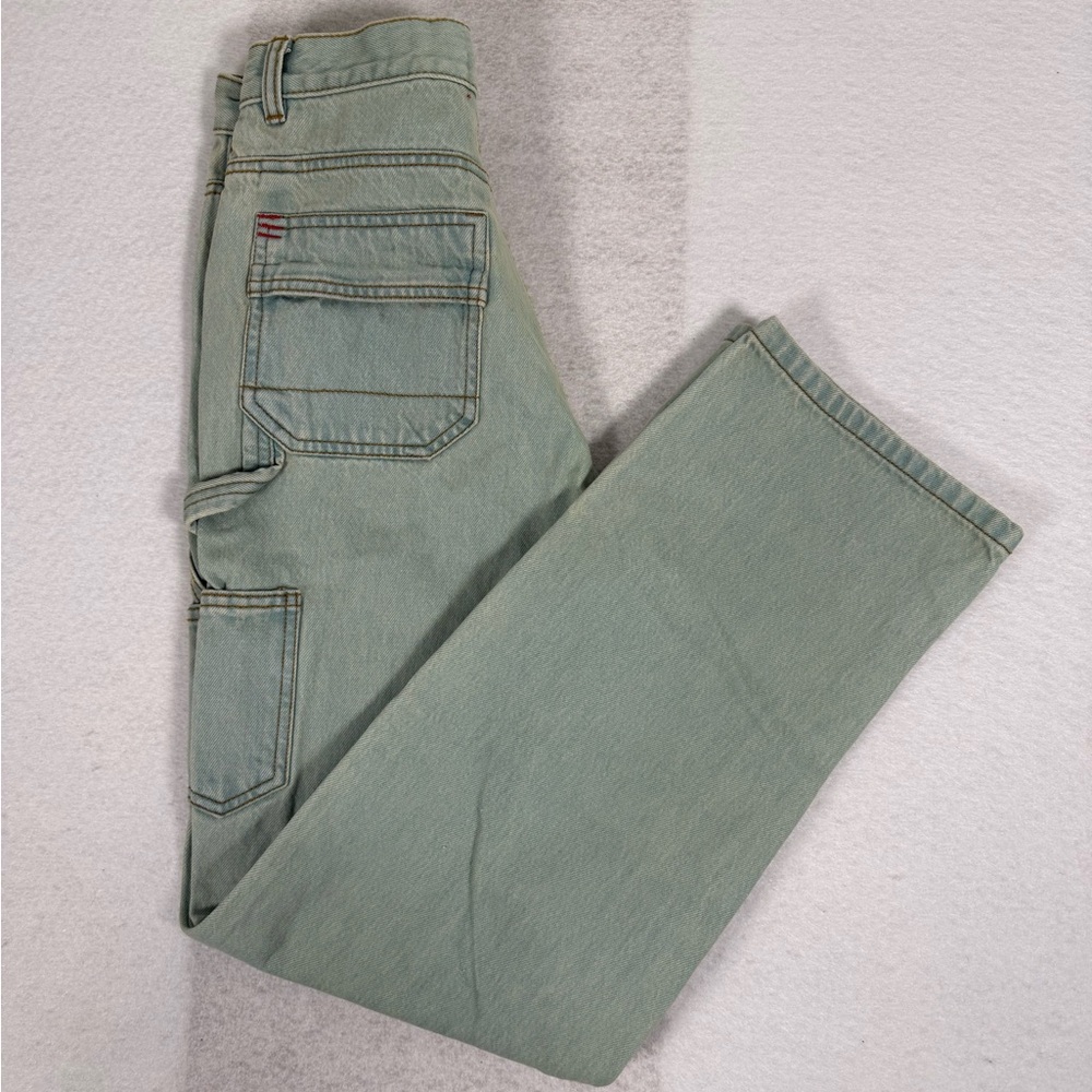 BDG Green Straight Leg Jeans
